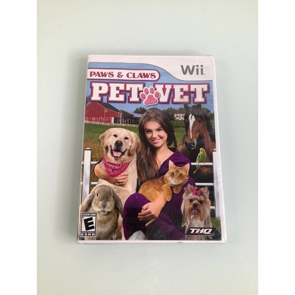 Paws and Claws Pet Vet for Nintendo Wii NEW SEALED - Picture 1 of 7